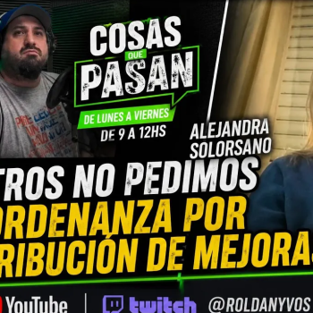"Nosotros no pedimos la ordenanza de Contribución de Mejoras- Alejandra Solorsano.
